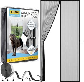 Magnetic Screen Door - Self Sealing, Heavy Duty