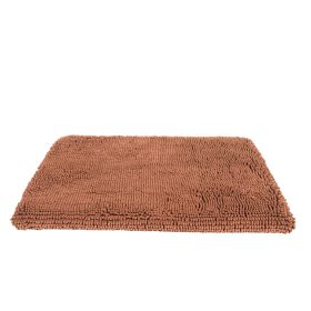 DGS Pet Products Dirty Dog Cushion Pad Small Brown 19" x 24" x 2.5" (Color: brown, size: Extra Large)